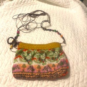 Small multi color purse